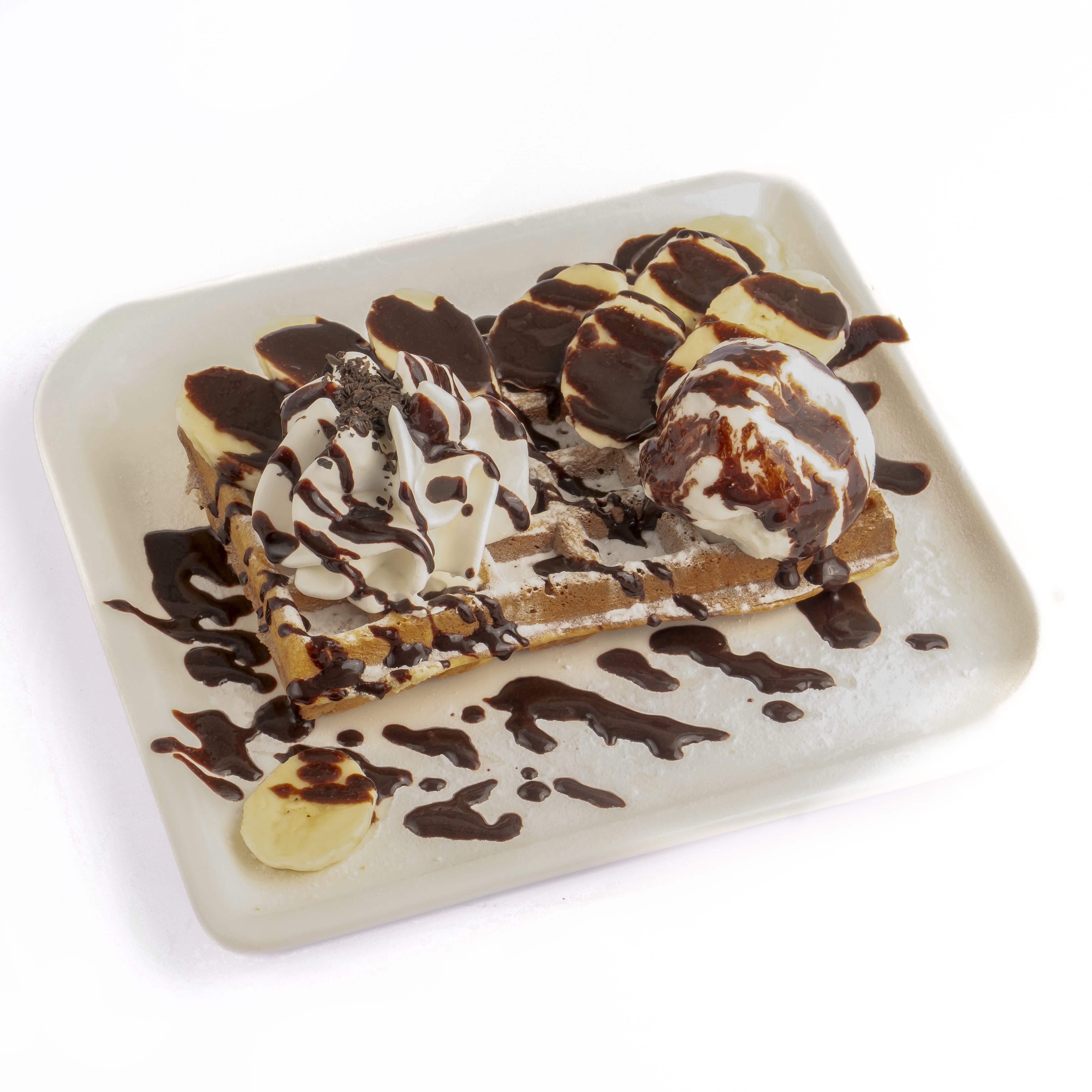 WAFFLE ALLA CİOCOCOLATO (Çikolatalı Waffle)